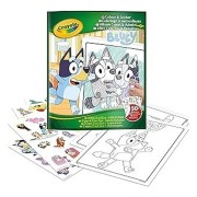 LIBRO PARA COLOREAR + STICKERS BLUEY