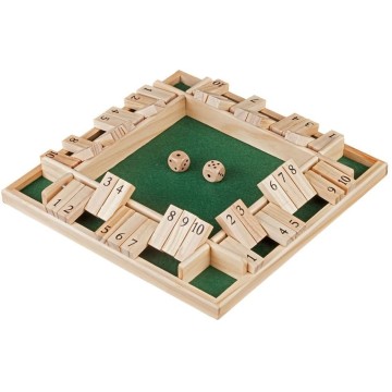 Shut the Box, versión de 10 para 4 jugadores
