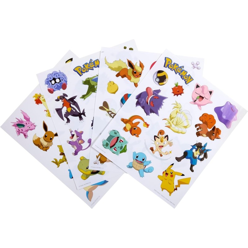 LIBRO COLOREAR + STICKERS POKEMON