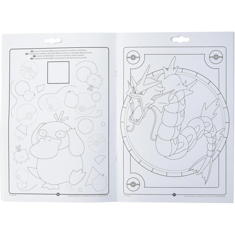 LIBRO ACTIVIDADES POKEMON + 7 ROTULADORES