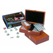Mah Jongg + caja de madera