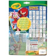 LIBRO DE ACTIVIDADES Y COLOREAR 7 ROTULADORES SONIC
