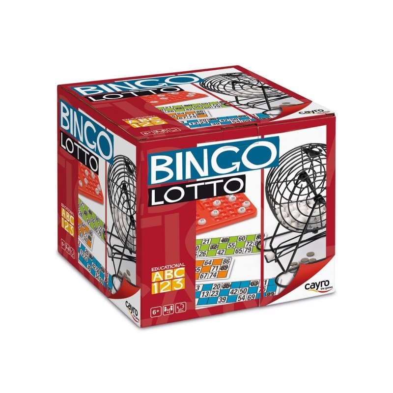 BINGO BOMBO METAL NEGRO