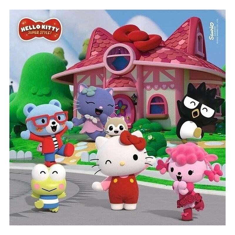 PUZZLE HELLO KITTY SUPER STYLE 3 X 49 PIEZAS