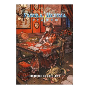 Fabula Ultima - Pantalla y Cuaderno del director de juego