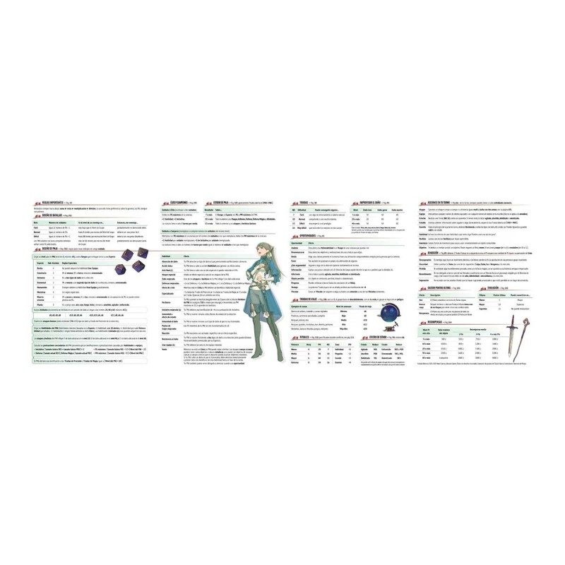 Fabula Ultima - Pantalla y Cuaderno del director de juego