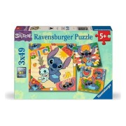 PUZZLE DISNEY STITCH 3 X 49 PIEZAS