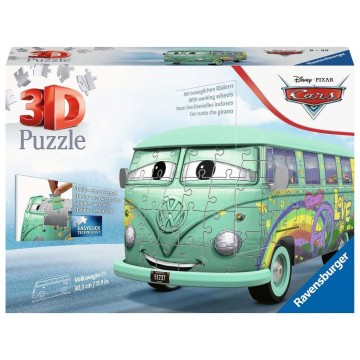Puzzle 3D - Vehículos: Volkswagen T1 Cars Fillmore