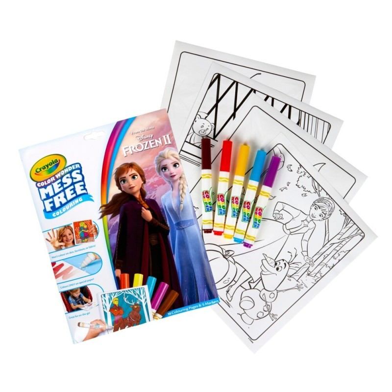 COLOREA SIN MANCHAS-COLOR WONDER DISNEY FROZEN