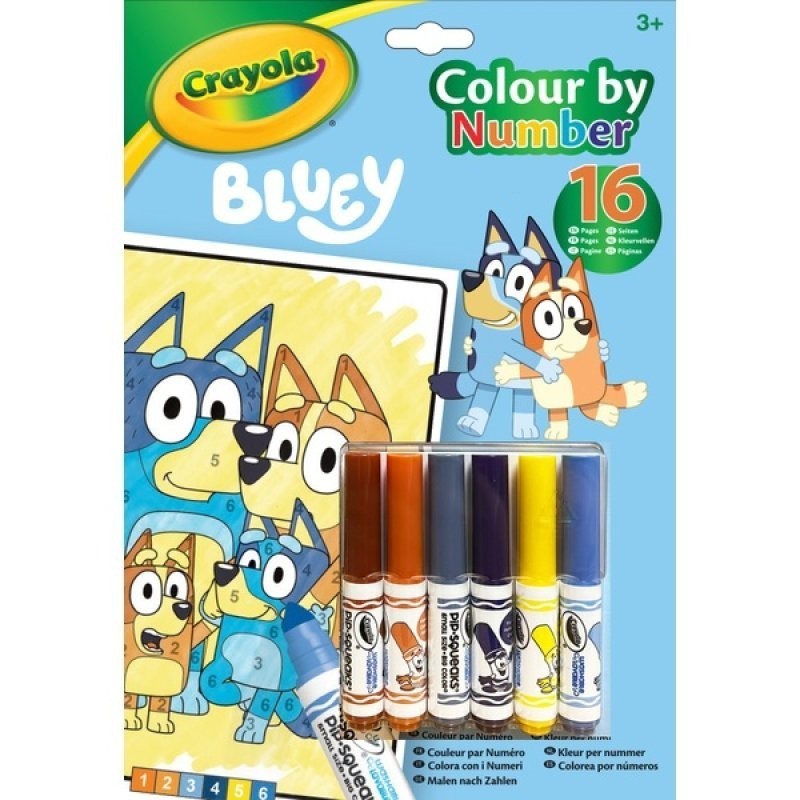 LIBRO ACTIVIDADES Y COLOREAR 6 ROTULADORES BLUEY