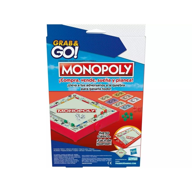 MONOPOLY VIAJE GRAB AND GO