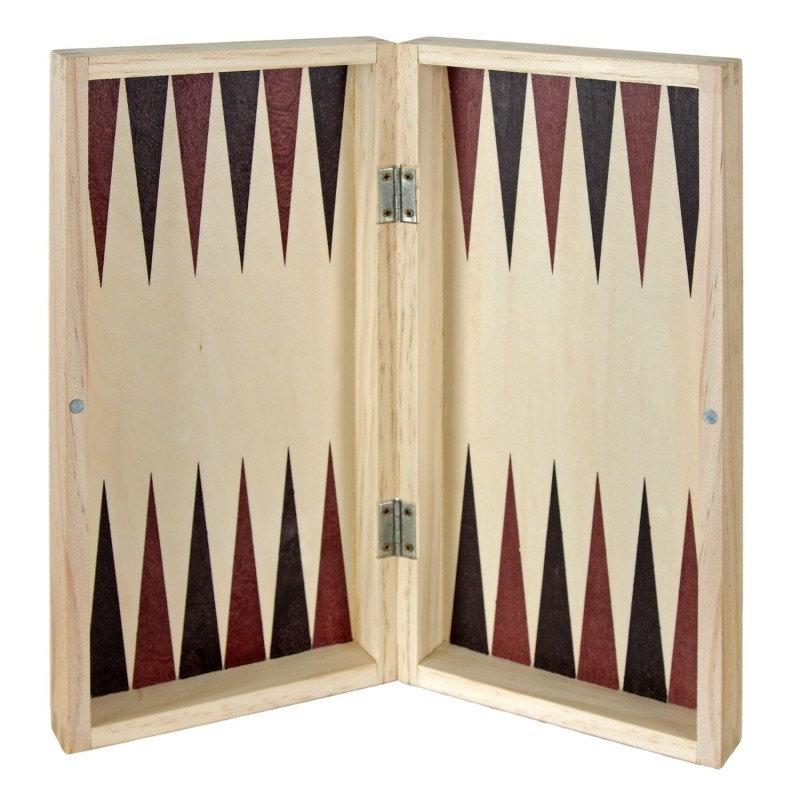 AJEDREZ, DAMAS, BACKGAMON ESTUCHE DE MADERA