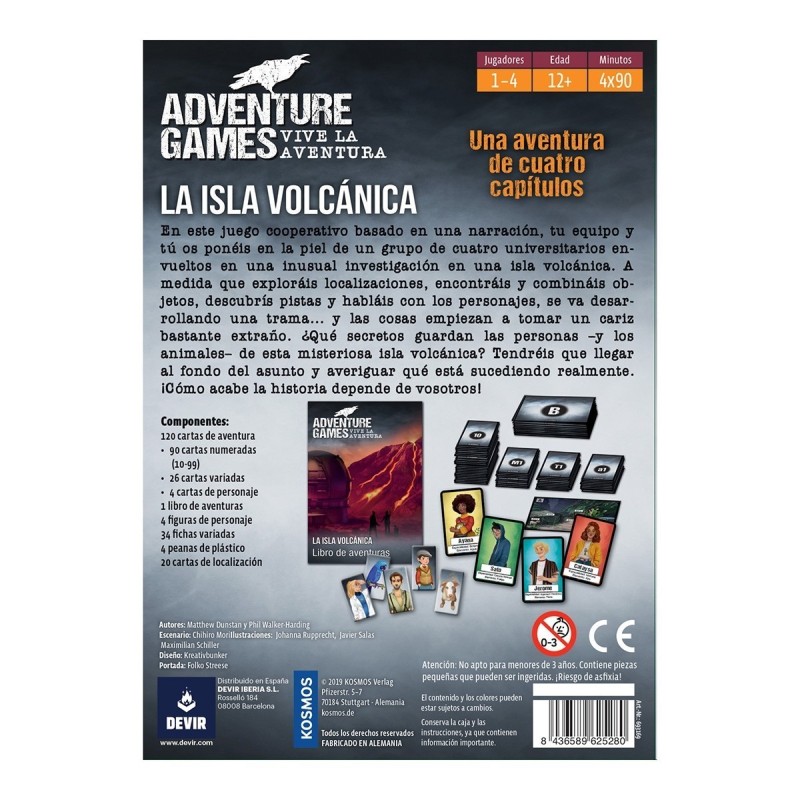ADVENTURE GAMES: LA ISLA VOLCANICA
