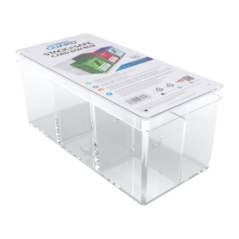 CAJA DE CARTAS METACRILATO 480 CARTAS TRANSPARENTE - ULTIMATE GUARD