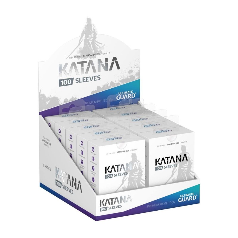FUNDAS KATANA SLEEVES TAMAÑO STANDAR 100UD - TRANSPARENTES