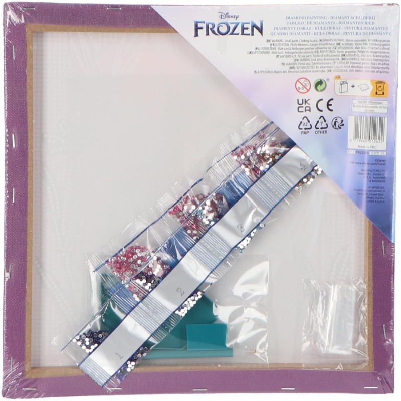 CUADRO DIAMANTES Y CREA BORDADOS FROZEN