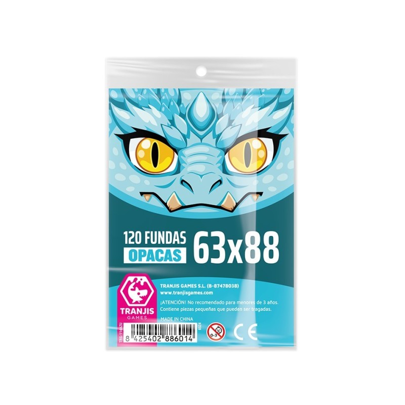 FUNDAS OPACAS DRAGON AZUL 63x88 120 U.