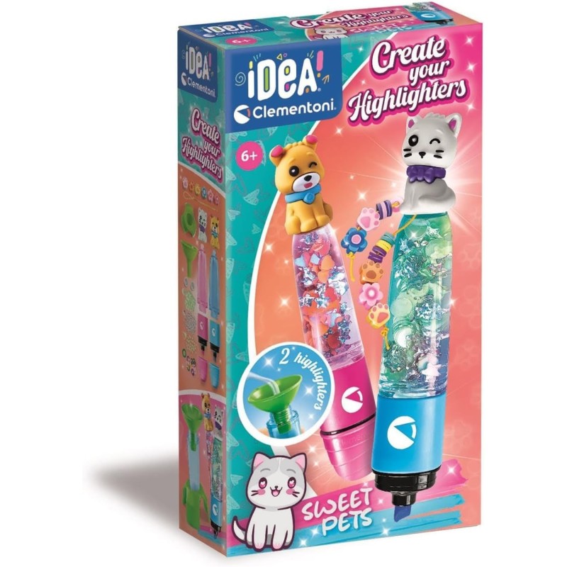 MINI LABORATORIO SUBRAYADORES - SWEET PETS CLEMENTONI