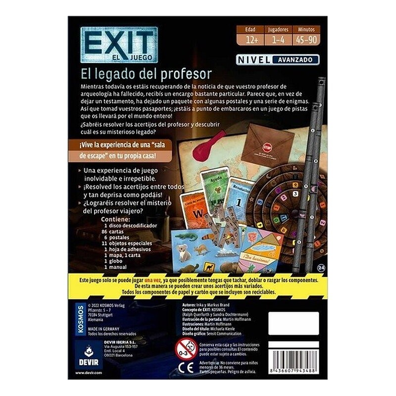 EXIT EL LEGADO DEL PROFESOR