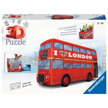Puzzle 3D - Vehículos: London Bus