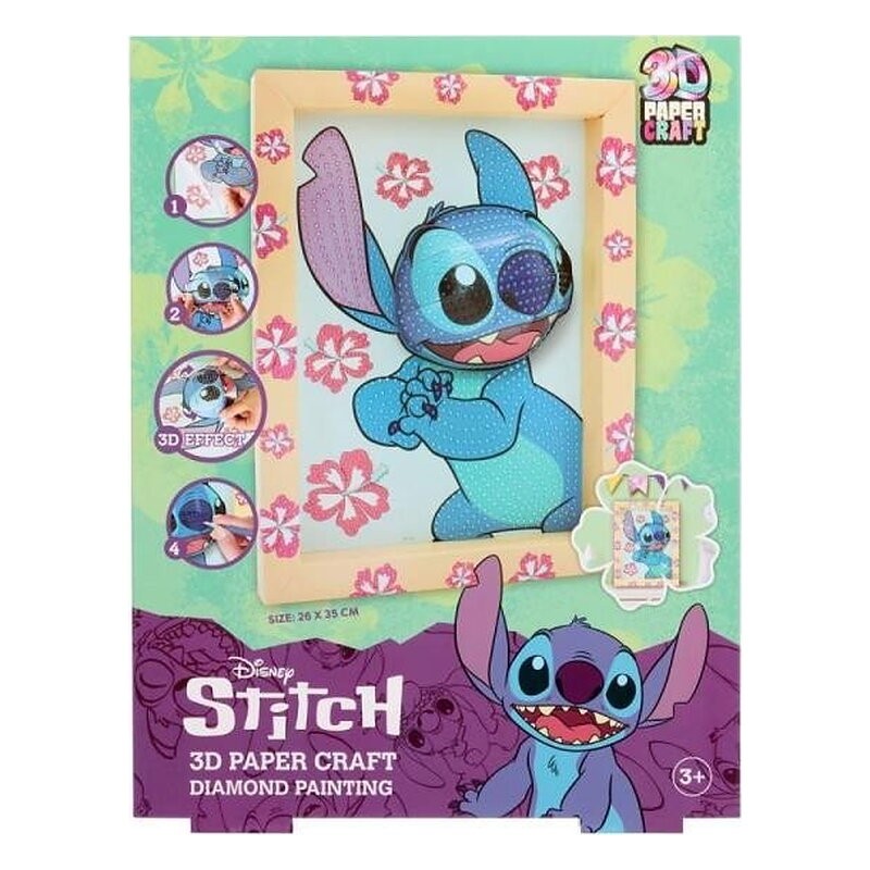 MOSAICO DIAMANTE EN 3D LILO&STITCH