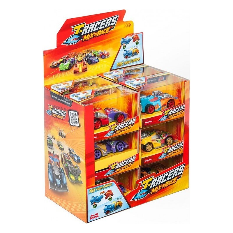 T-RACERS DISPLAY ONE PACK WINDOW BOX