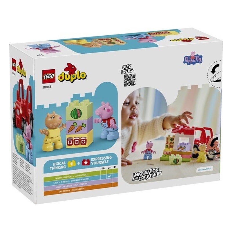 LEGO DUPLO TRACTOR Y MERCADO PEPPA PIG