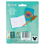 MINI DIARIO STITCH +BOLIGRAFO POMPOM+CANDADO