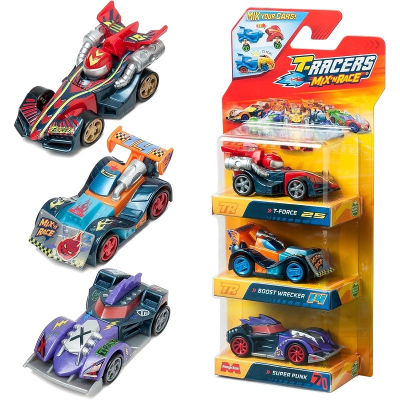 T-RACERS THREE PACK SURTIDO