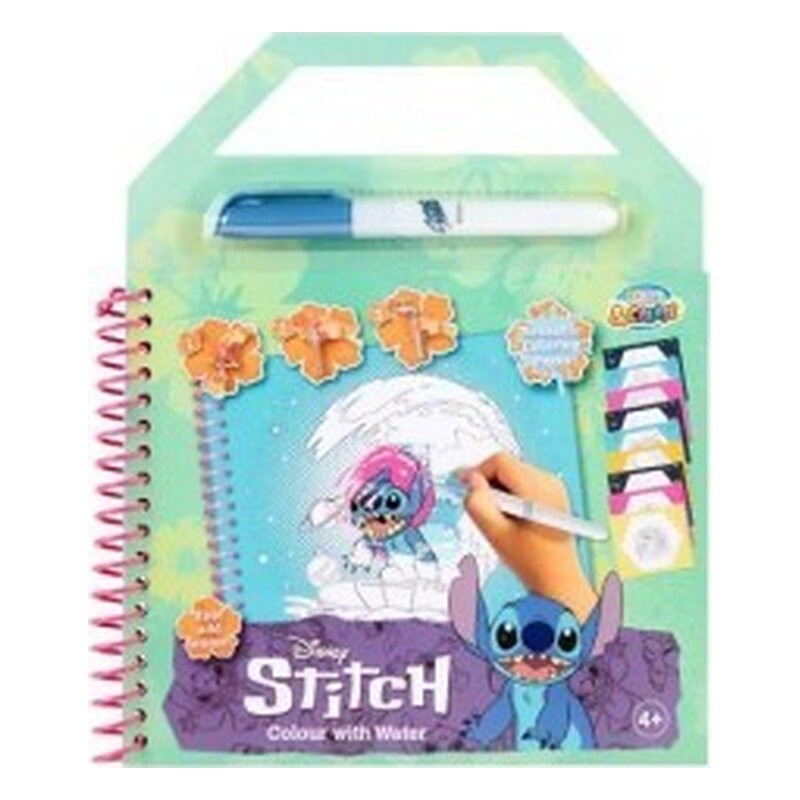 LIBRO MAGICO PINTA CON AGUA LILO&STITCH