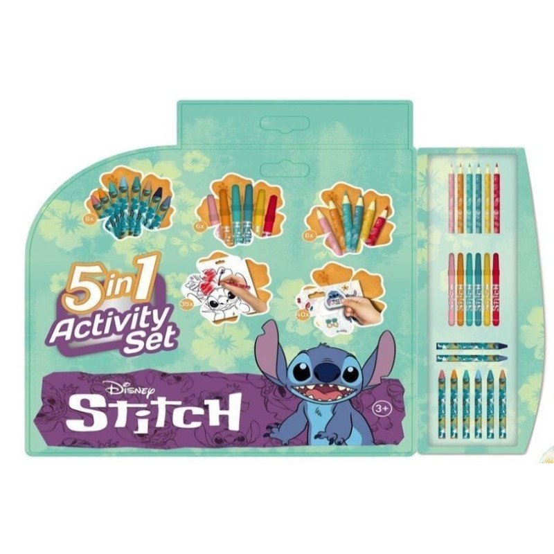 SET DE ACTIVIDADES 5 EN 1 LILO & STITCH