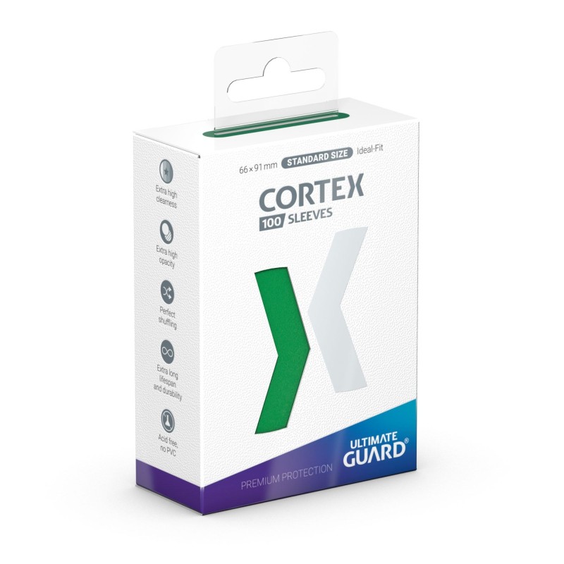 FUNDAS CORTEX TAMAÑO STANDARD 100UD - VERDE