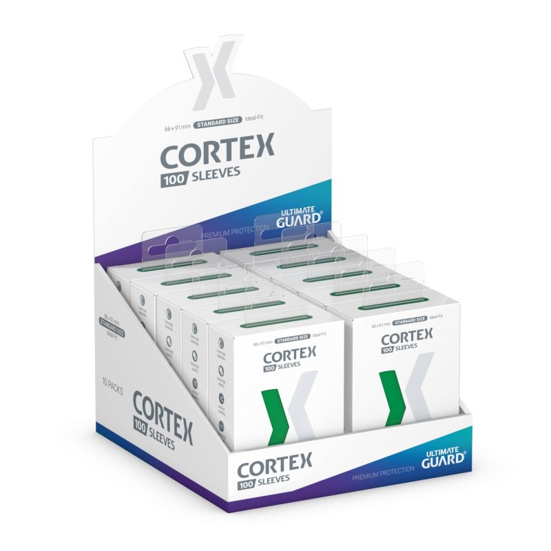 FUNDAS CORTEX TAMAÑO STANDARD 100UD - VERDE