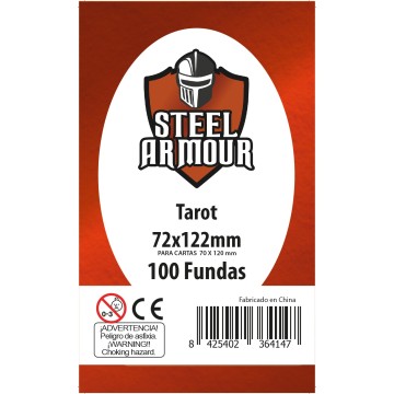 100 Fundas tamaño Tarot (72x122mm)