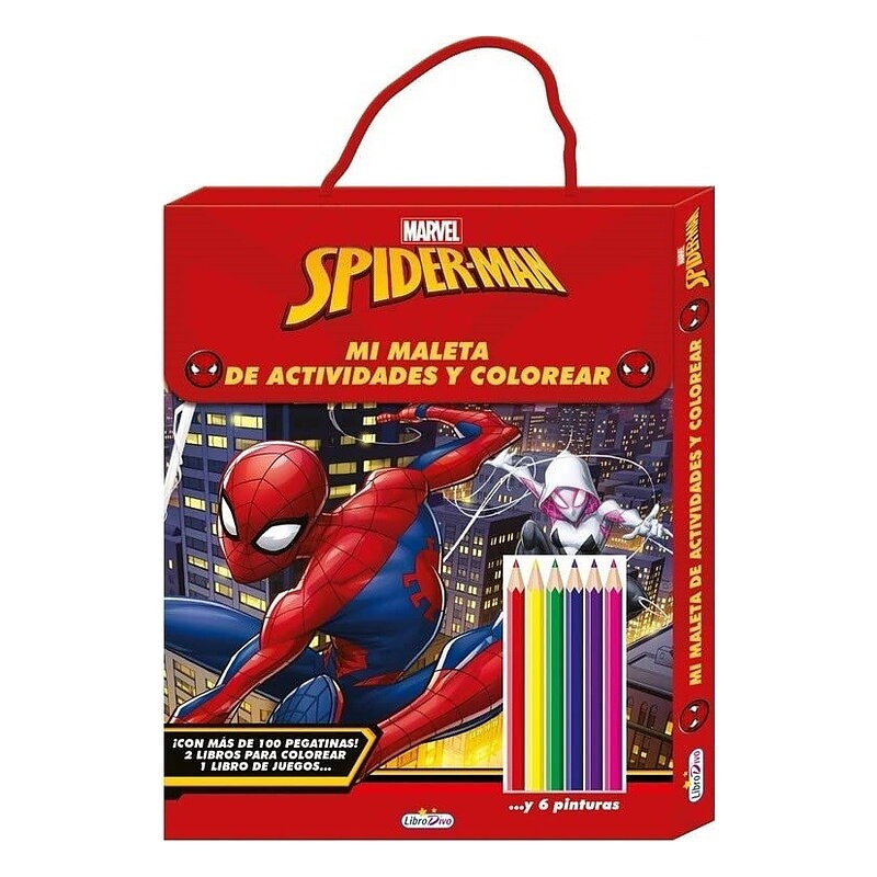 MALETA ACTIVIDADES Y COLOREAR SPIDERMAN