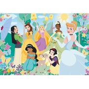 PUZZLE 104 PZAS PRINCESAS DISNEY GLITTER