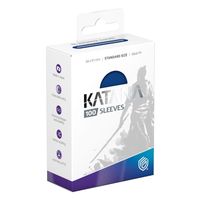 FUNDAS KATANA SLEEVES TAMAÑO STANDAR 100UD- AZUL