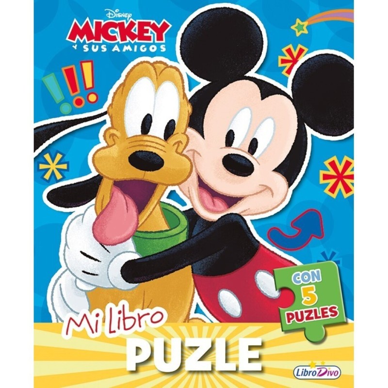 LIBRO PUZLE DISNEY MICKEY Y SUS AMIGOS