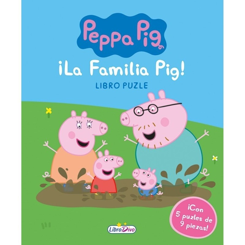 LIBRO PUZLE PEPPA PIG - ¡LA FAMILIA PIG!