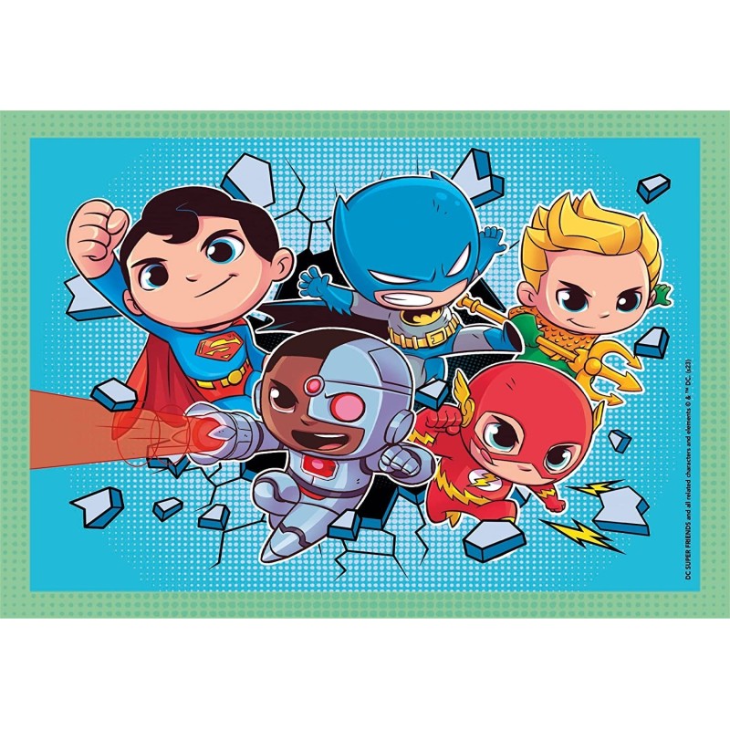 PUZZLE 4 EN 1 DC SUPERFRIENDS