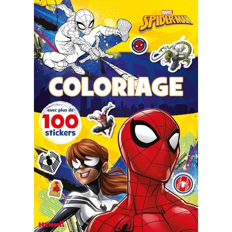 SPIDERMAN 100 PEGATINAS