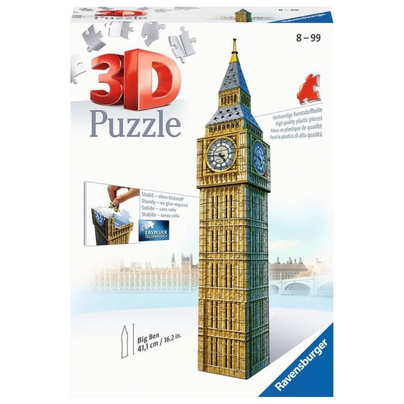 Puzzle 3D - Edificios: Big Ben