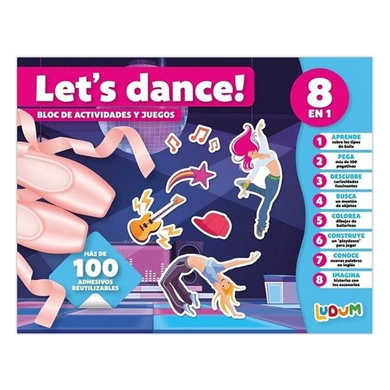 BLOC DE ACTIVIDADES Y JUEGOS LET'S DANCE LUDUM