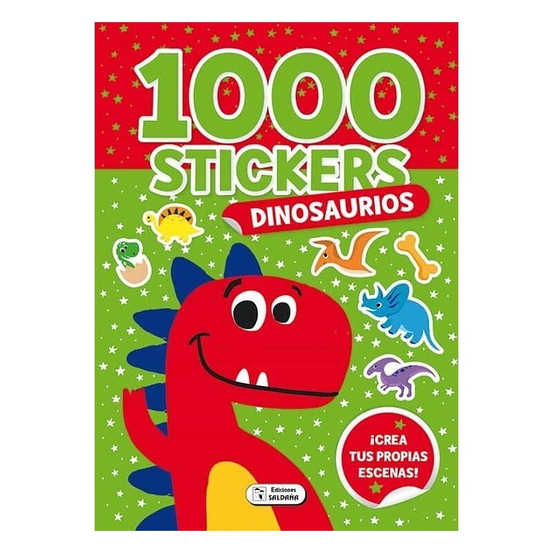 1000 STICKERS DINOSAURIOS