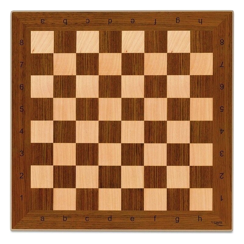 TABLERO AJEDREZ MADERA 40X40 CM