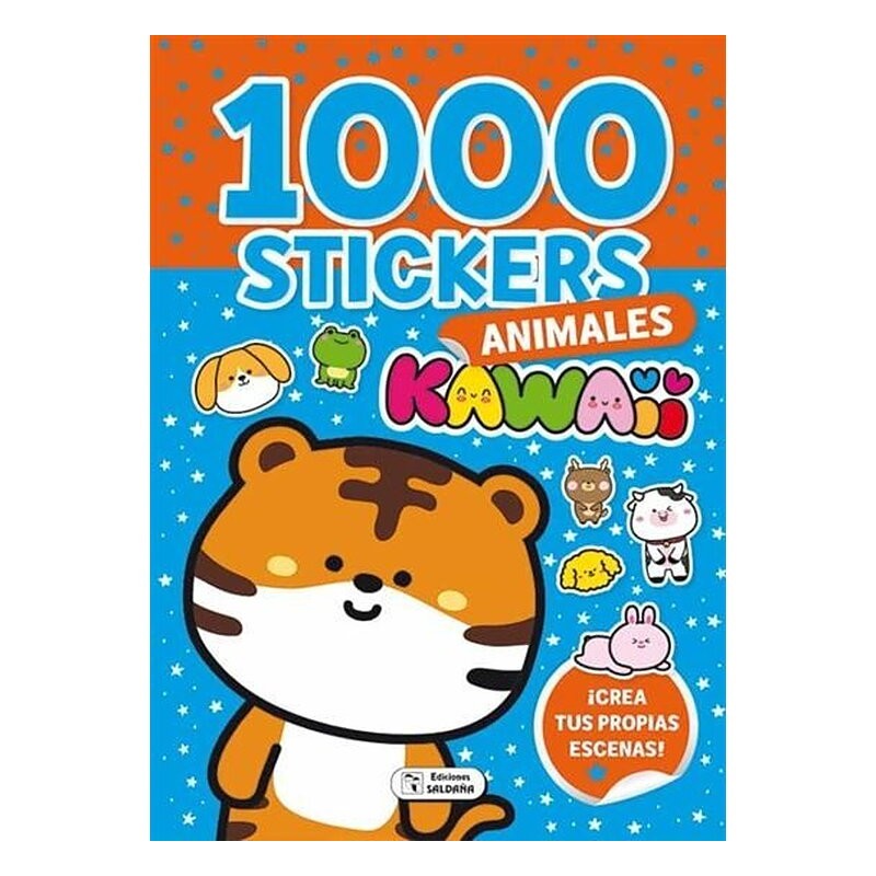 1000 STICKERS KAWAII ANIMALES