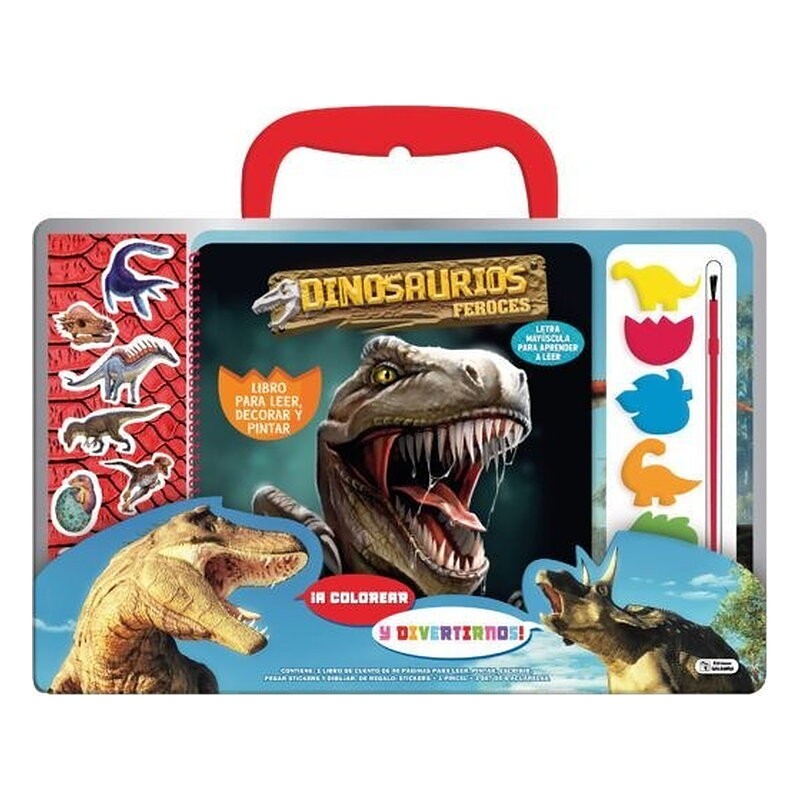 ¡A COLOREAR Y DIVERTIRNOS! DINOSAURIOS FEROCES