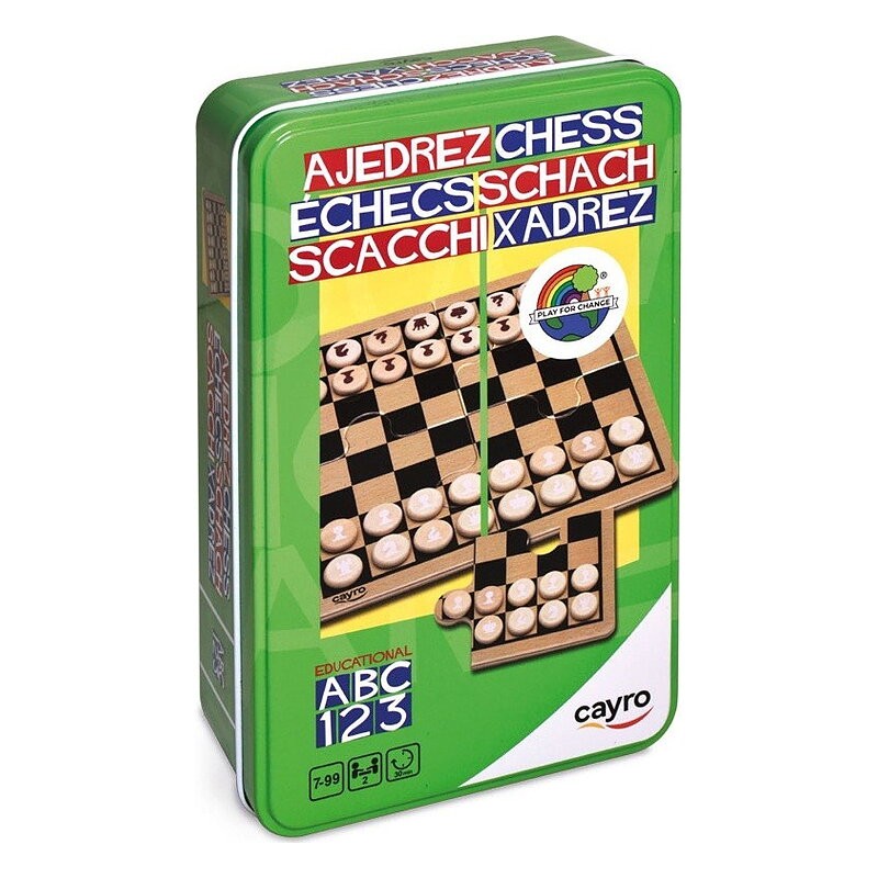 Ajedrez En Caja De Metal