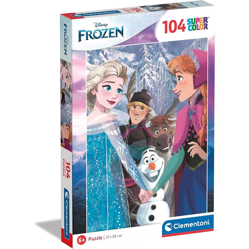PUZZLE 104 PZAS FROZEN SUPER COLOR