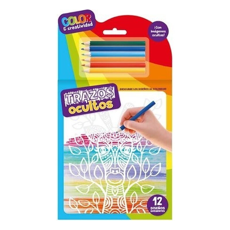 COLOR & CREATIVIDAD-BLOC TRAZOS OCULTOS